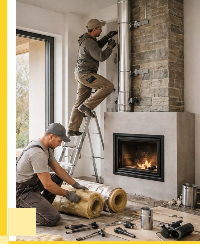 Монтаж дымоходов для каминов в Нурлате от 15641 р. ЭриданНрт