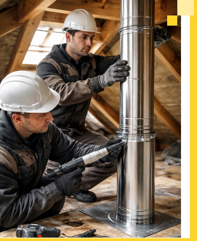 Монтаж дымоходов для каминов в Нурлате с гарантией качества