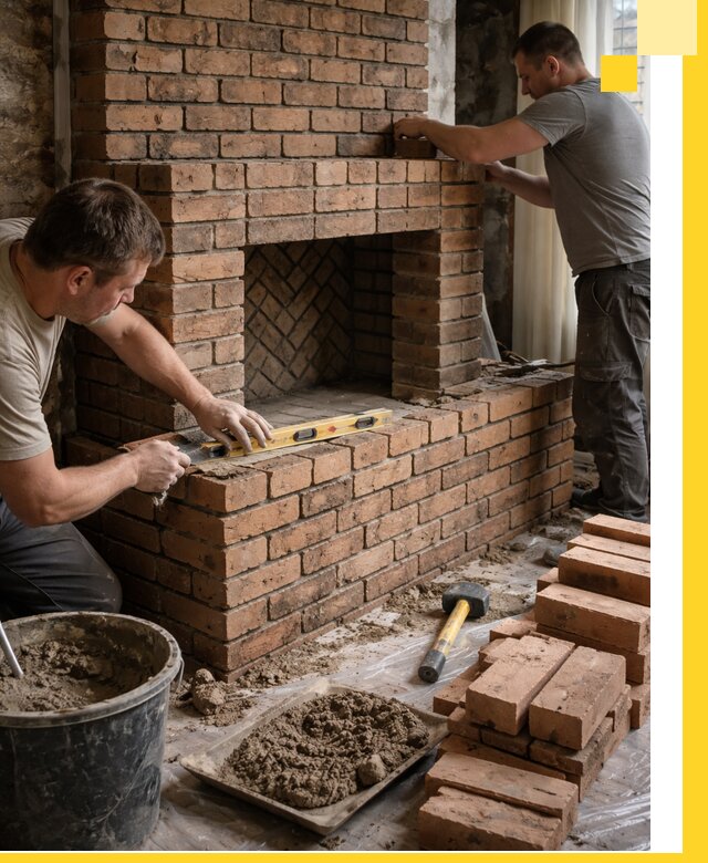 Изготовление и установка кирпичных каминов в Нурлате