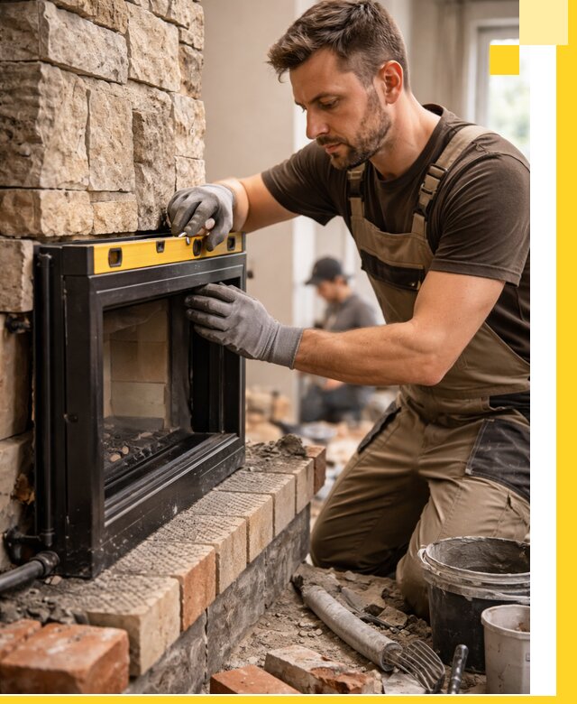 Дровяные камины под ключ в Нурлате: монтаж, обустройство