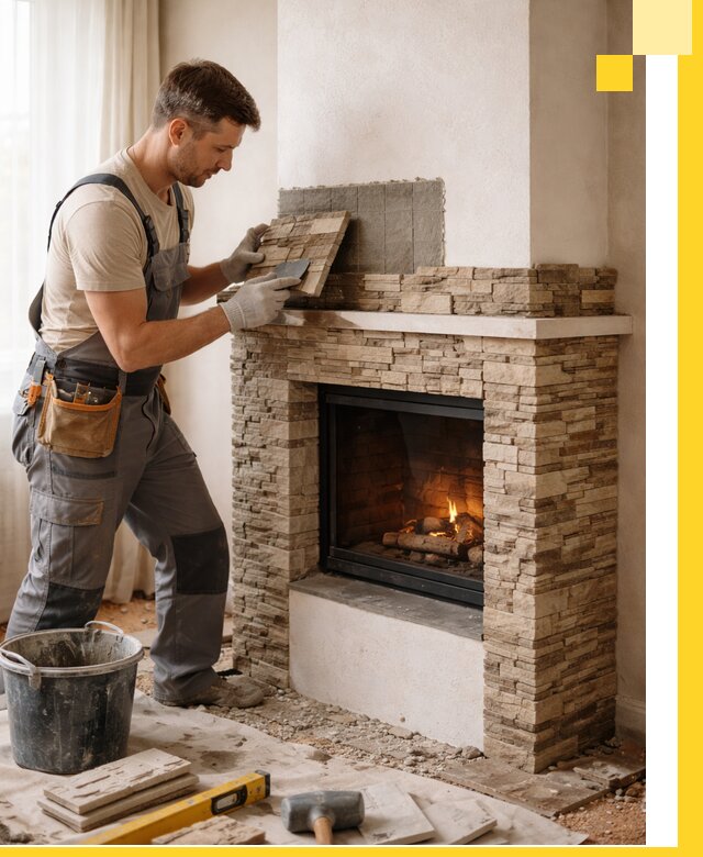 Изготовление и монтаж каминов для дома под ключ в Нурлате