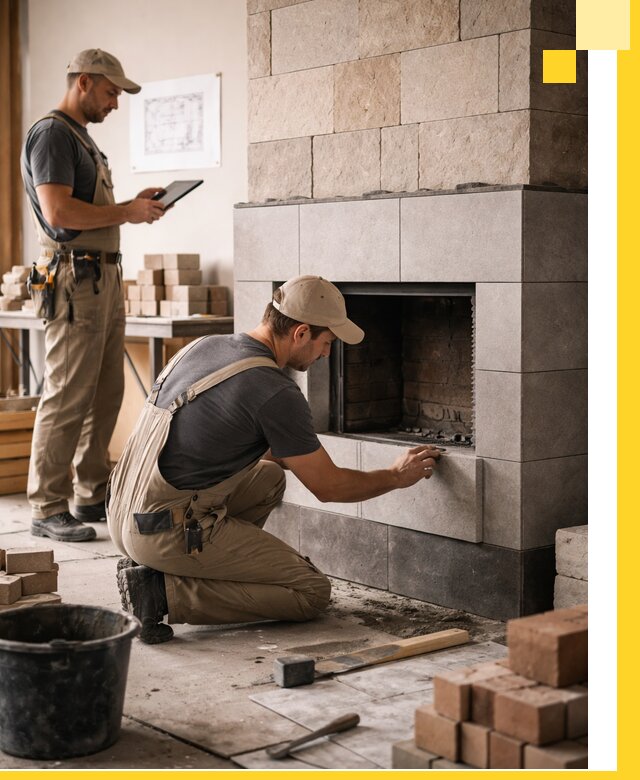 Индивидуальные проекты каминов и каминных систем в Нурлате