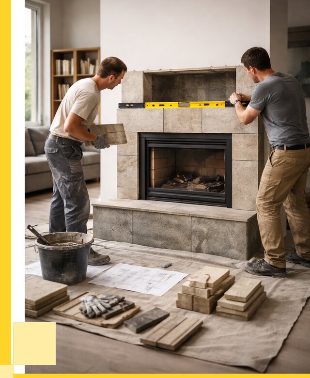 Монтаж каминов и установка в Нурлате от 46922 р. | ЭриданНрт