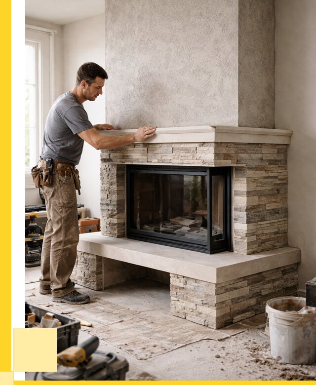 Изготовление каминов под ключ в Нурлате от 156405 р. | ЭриданНрт