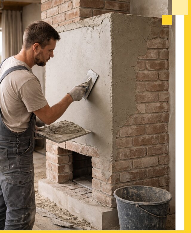 Отделка печей и облицовка каминов в Нурлате под ключ