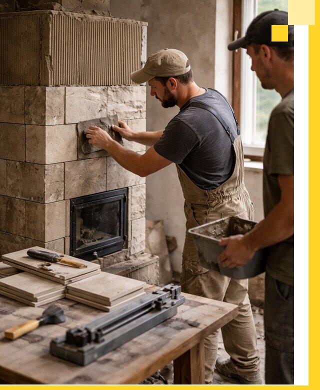 Профессиональная облицовка печей в Нурлате: керамика и камень