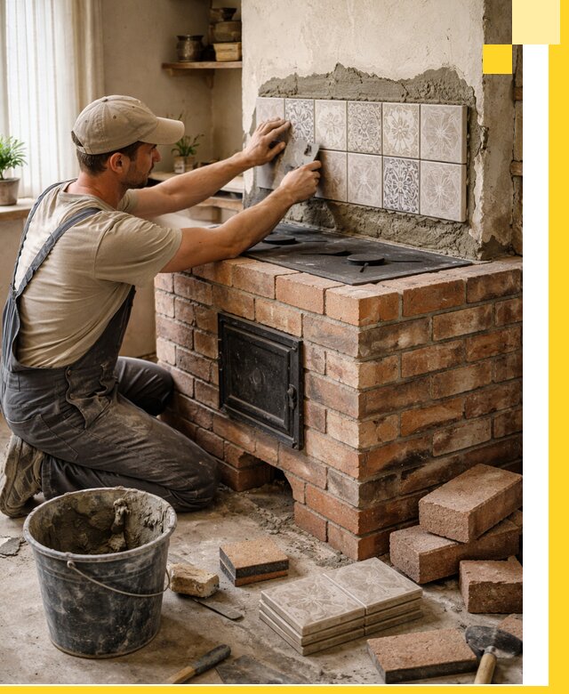 Печи с плитой на заказ монтаж гарантия и сервис в Нурлате