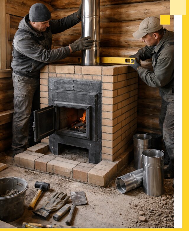 Проектирование, изготовление и установка банных печей в Нурлате