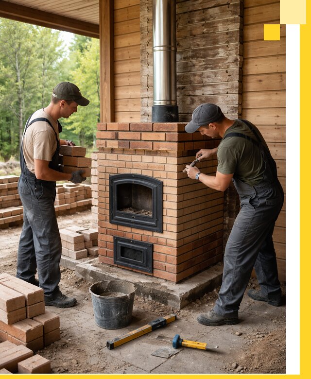Производство и установка дачных печей под ключ в Нурлате