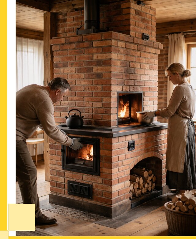 Печи для загородного дома под ключ в Нурлате от 83416 р. | ЭриданНрт