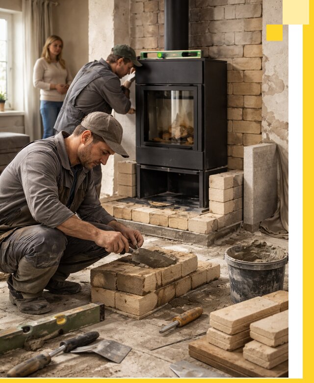 Печи и камины под ключ: проект, установка в Нурлате