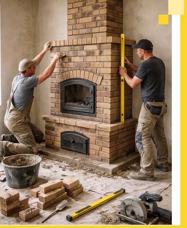 Продажа и установка печей и каминов для дома под ключ в Нурлате