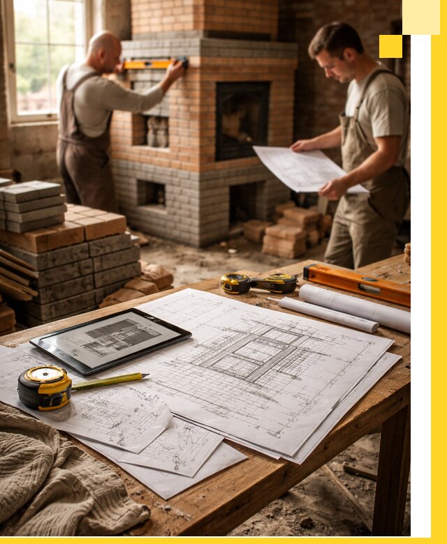 Проекты печей и каминов с индивидуальным дизайном в Нурлате