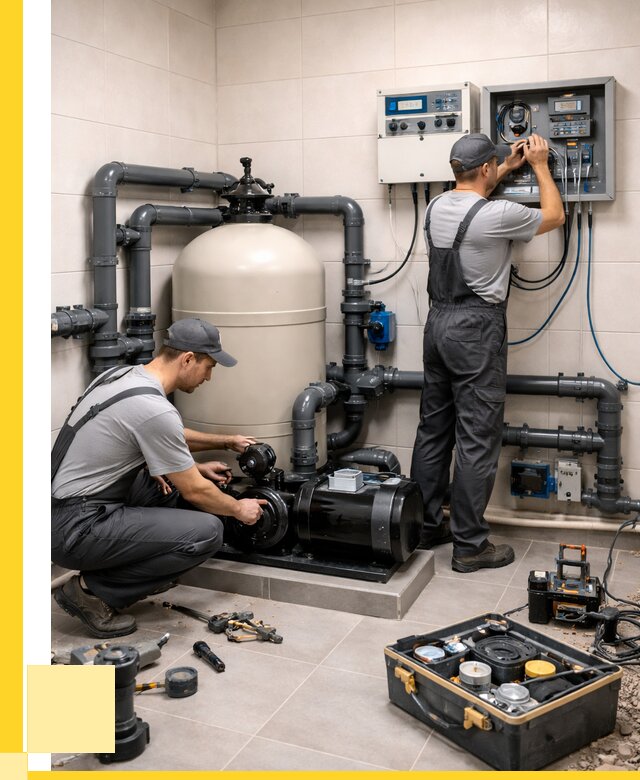 Монтаж оборудования для бассейнов в Нурлате от 41708 р. | ЭриданНрт