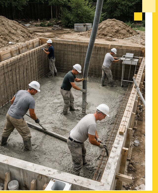 Строительство бетонных бассейнов под ключ в Нурлате