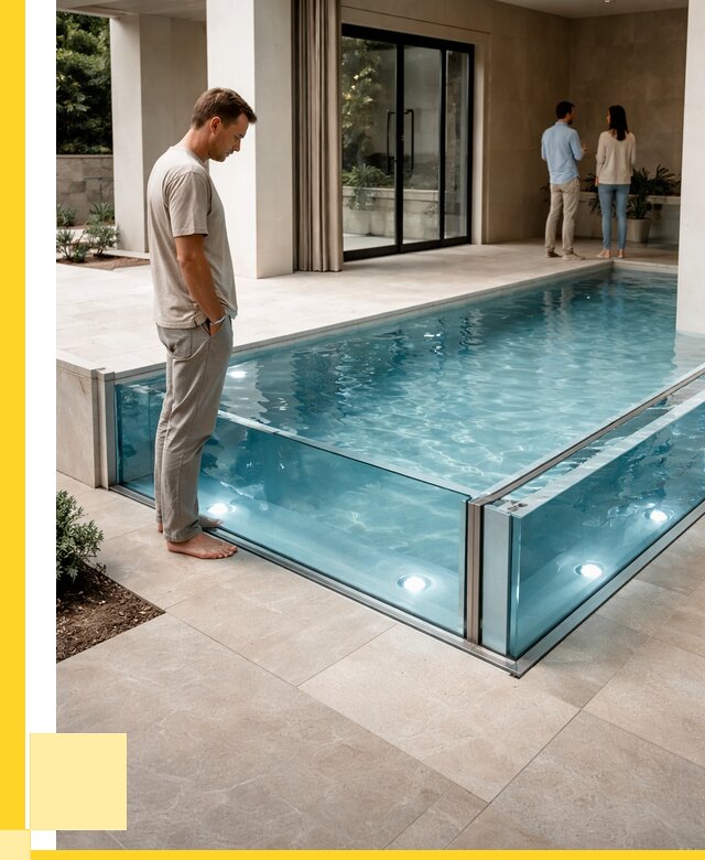 Стеклянные бассейны в Нурлате от 1251240 р. | ЭриданНрт — мозаика