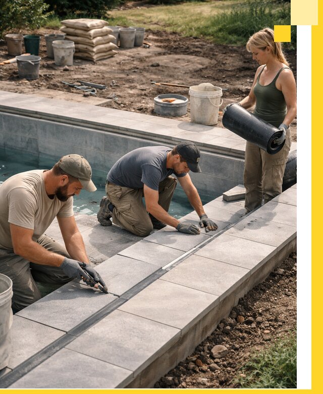 Строительство и монтаж уличных бассейнов под ключ в Нурлате