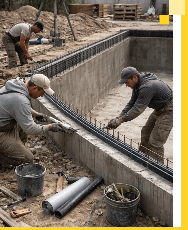 Качественный монтаж чаши бассейна в Нурлате под ключ с гарантией