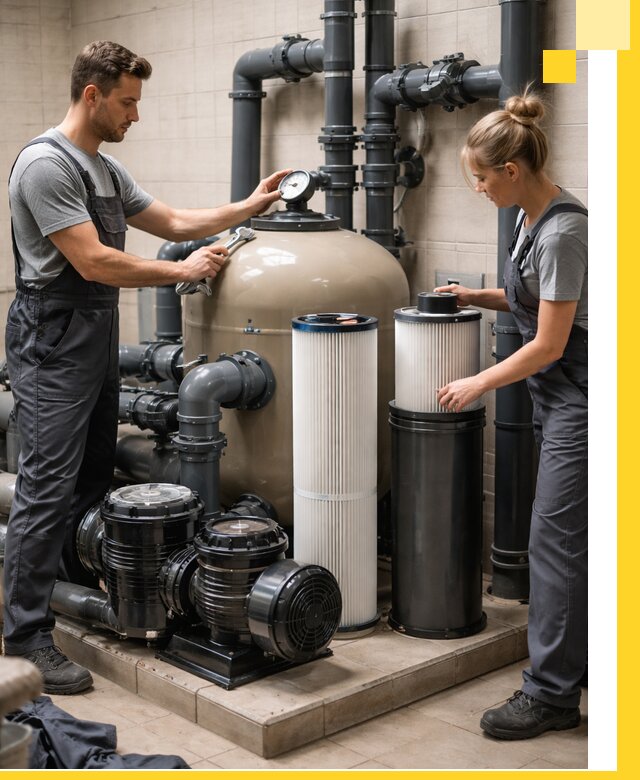 Фильтры и системы фильтрации для бассейнов в Нурлате