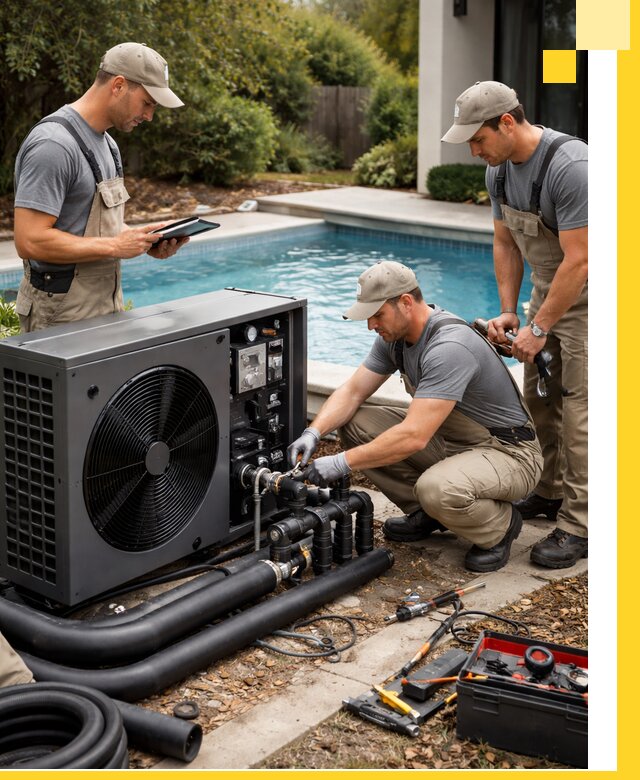 Проектирование и установка тепловых насосов для бассейнов в Нурлате