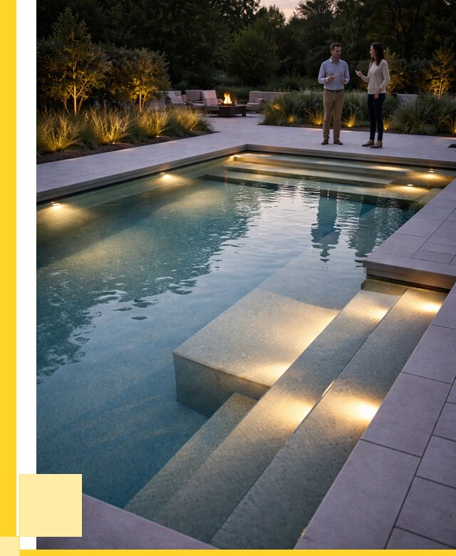 Освещение бассейнов в Нурлате под ключ от 26068 р. | ЭриданНрт