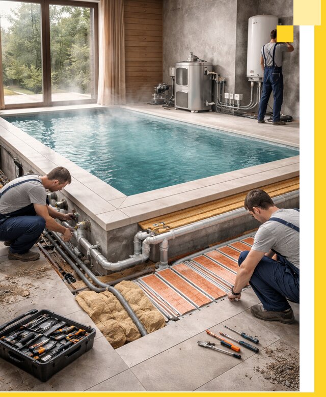 Проектирование и строительство тёплых бассейнов в Нурлате