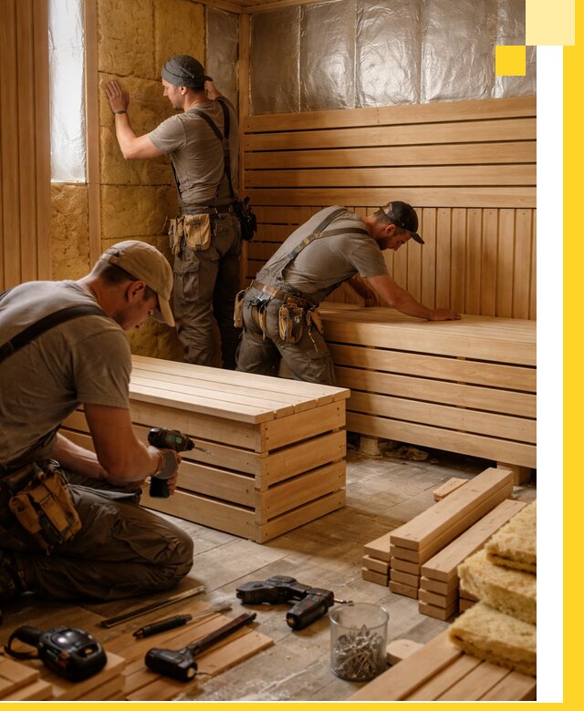 Профессиональное строительство саун под ключ в Нурлате