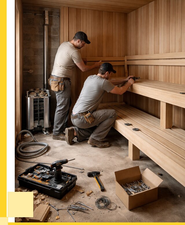Монтаж саун под ключ в Нурлате от 125124 р. | ЭриданНрт
