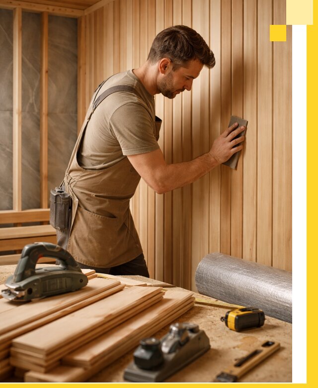 Профессиональная отделка саун и парных под ключ в Нурлате