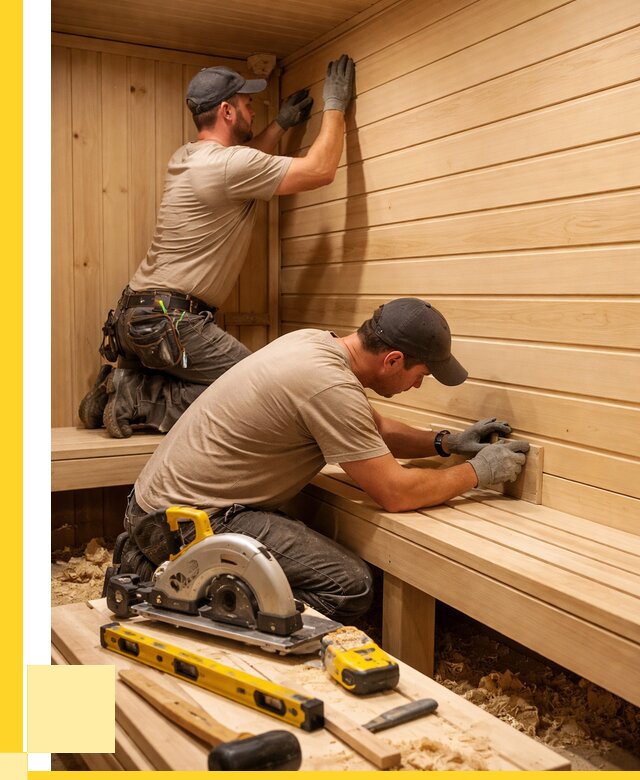 Обшивка саун вагонкой в Нурлате от 2607 р. | ЭриданНрт