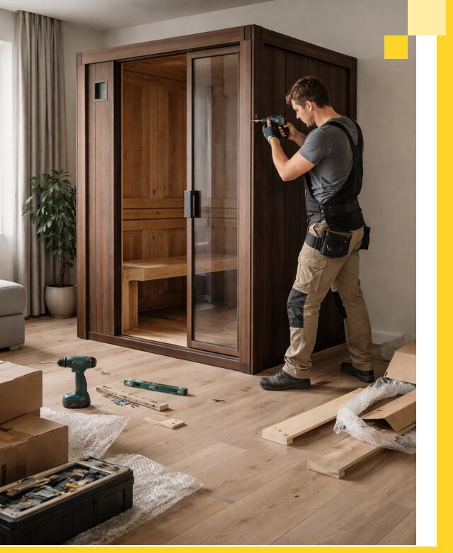 Установка и производство мини саун под ключ в Нурлате