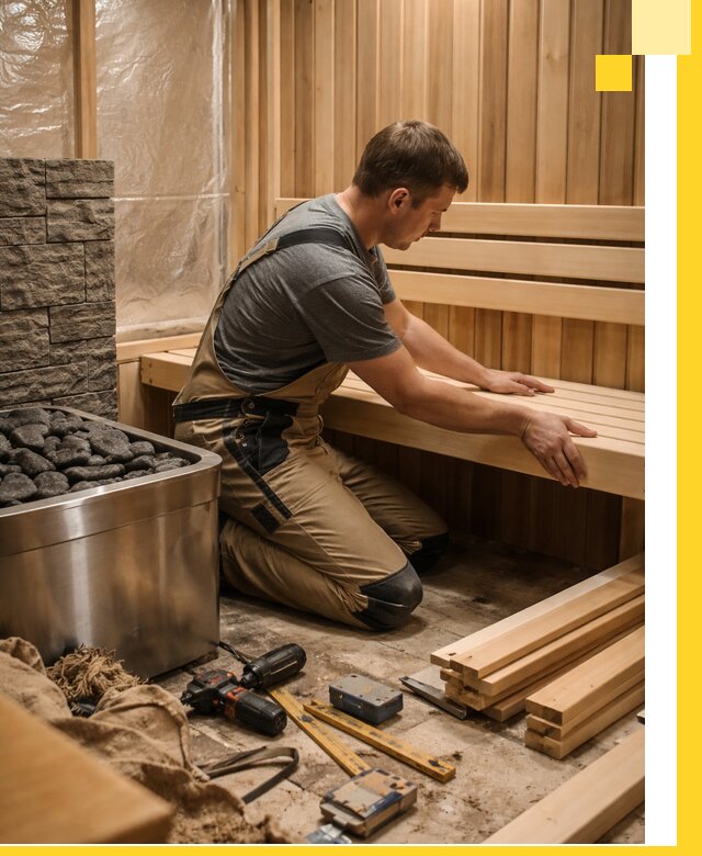 Сауны для дома под ключ с проектированием и монтажом в Нурлате