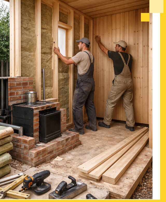 Строительство и установка дачных саун под ключ в Нурлате