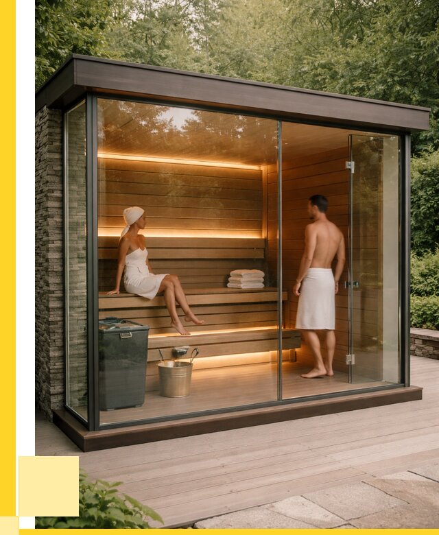 Сауна стеклянная и двери для сауны в Нурлате от 260675 р. | ЭриданНрт