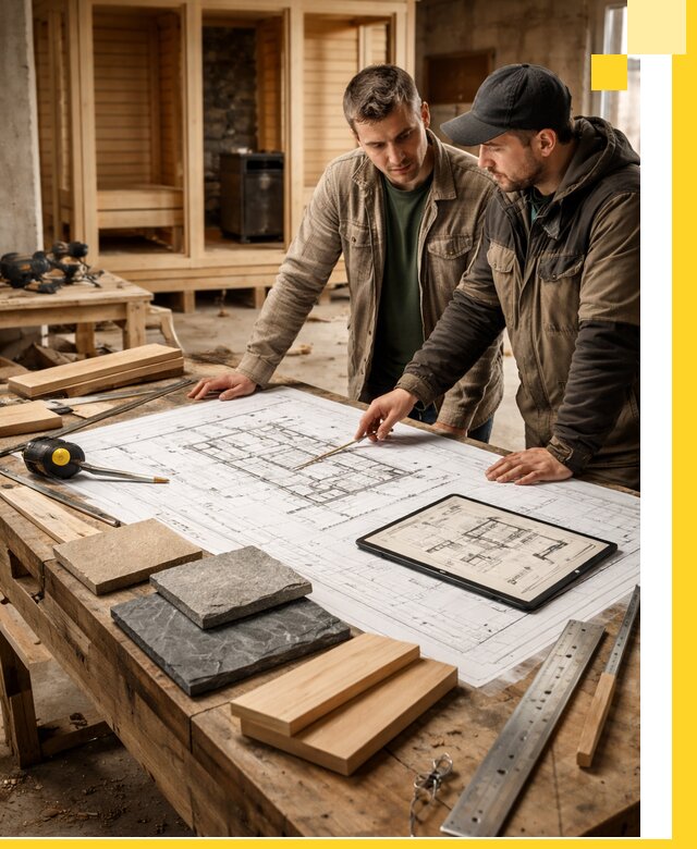 Проекты бань под ключ и планы строительства в Нурлате