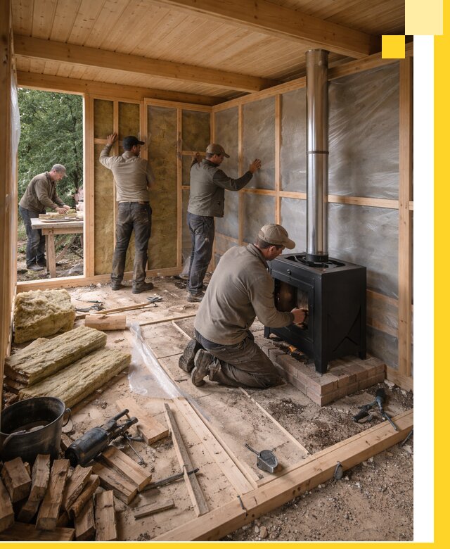 Профессиональный монтаж бань под ключ в Нурлате для дома