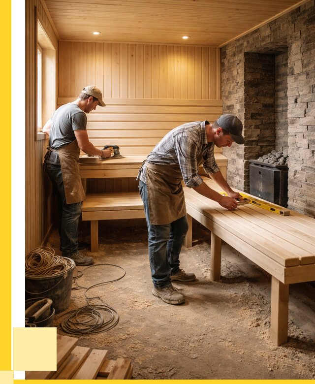 Отделка бани в Нурлате: внутренняя отделка от 3128 р. | ЭриданНрт