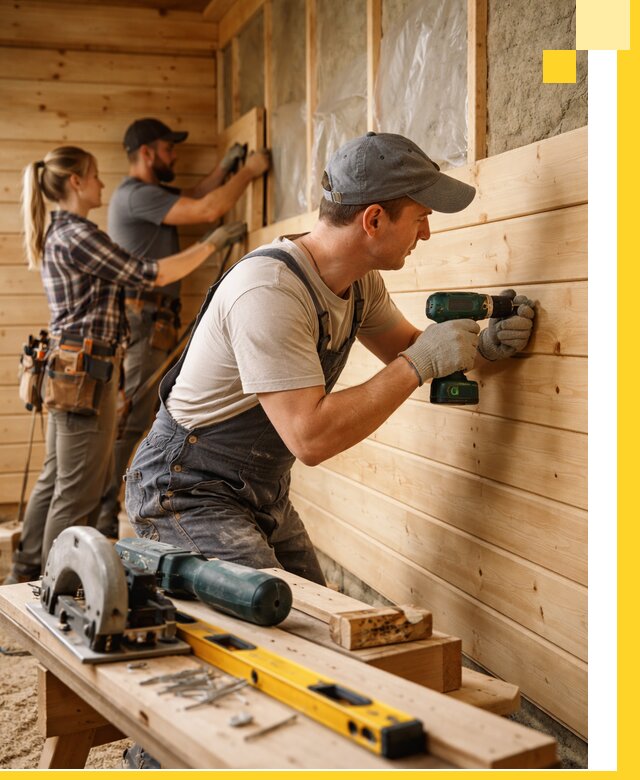 Обшивка бань под ключ в Нурлате: отделка стен и потолков