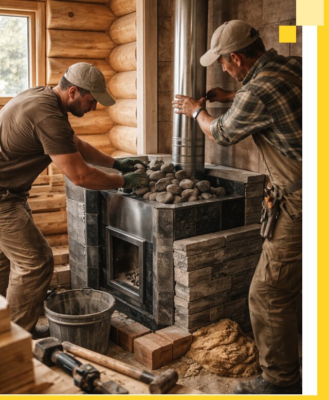 Строительство и отделка русских бань под ключ в Нурлате