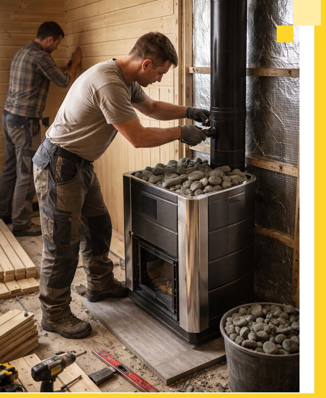 Проектирование и строительство парилок для бани в Нурлате под ключ