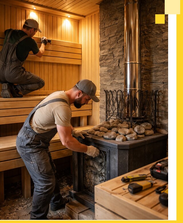 Комплексный дизайн бань, саун и зон отдыха в Нурлате