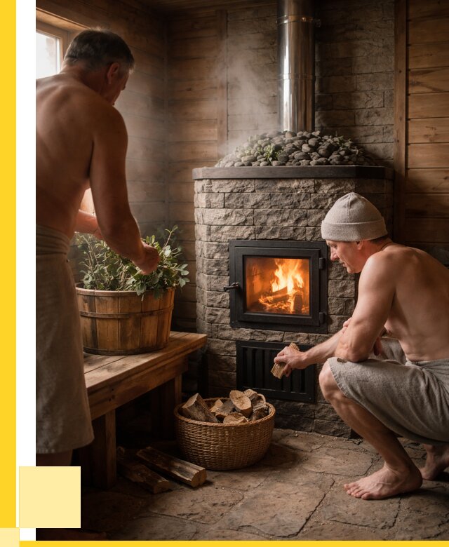 Банные печи под ключ в Нурлате от 46922 р. | ЭриданНрт кирпичная