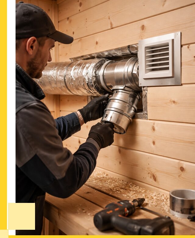 Монтаж вентиляции бани в Нурлате от 12512 р. | ЭриданНрт