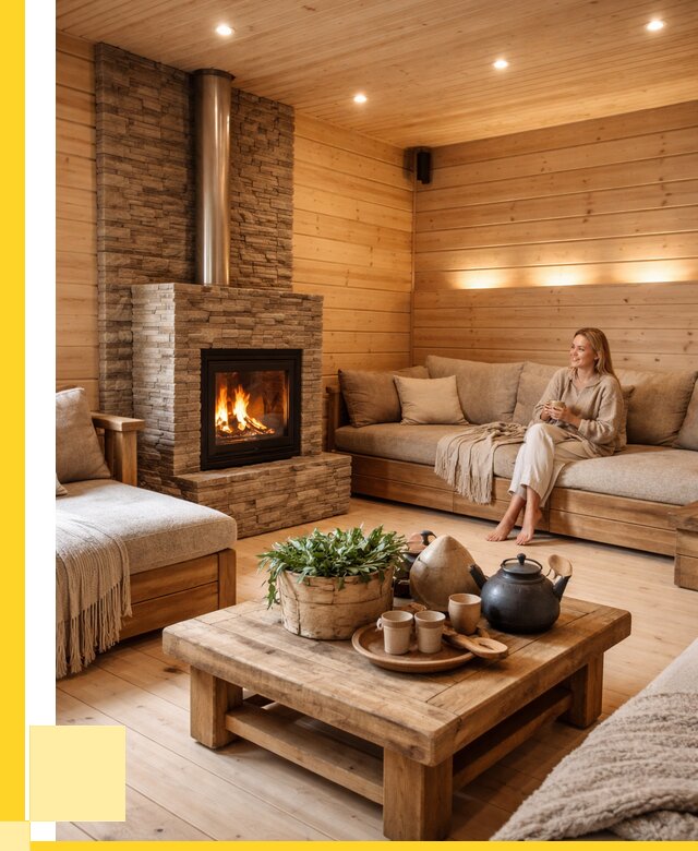 Проект бани с комнатой отдыха в Нурлате от 36495 р. | ЭриданНрт