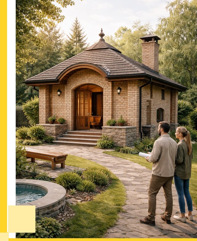 Проект кирпичной бани в Нурлате от 31281 р. | ЭриданНрт