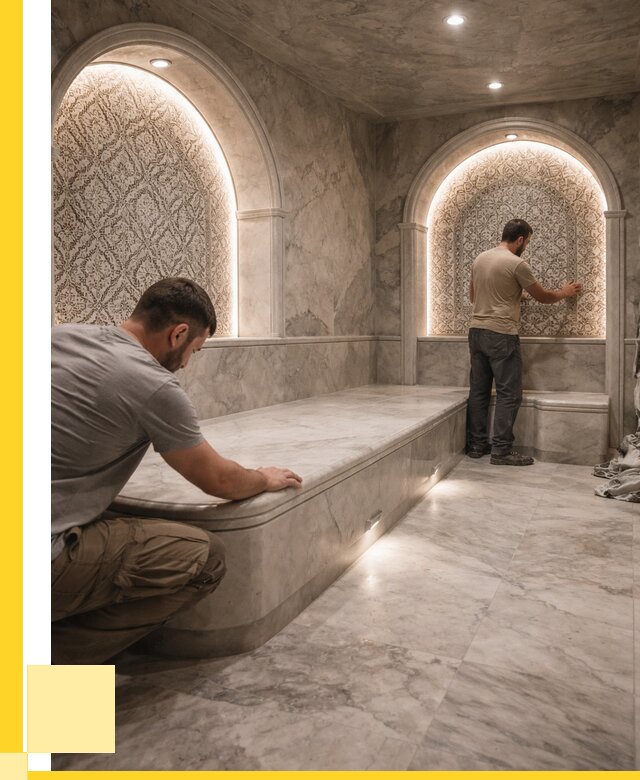 Турецкие бани под ключ в Нурлате от 260675 р. | ЭриданНрт