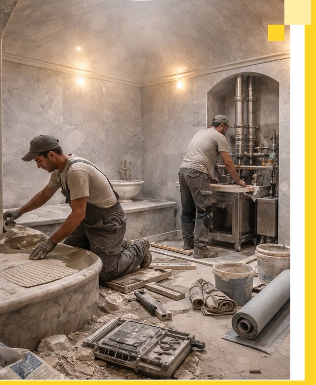 Строительство турецких бань хаммам под ключ в Нурлате