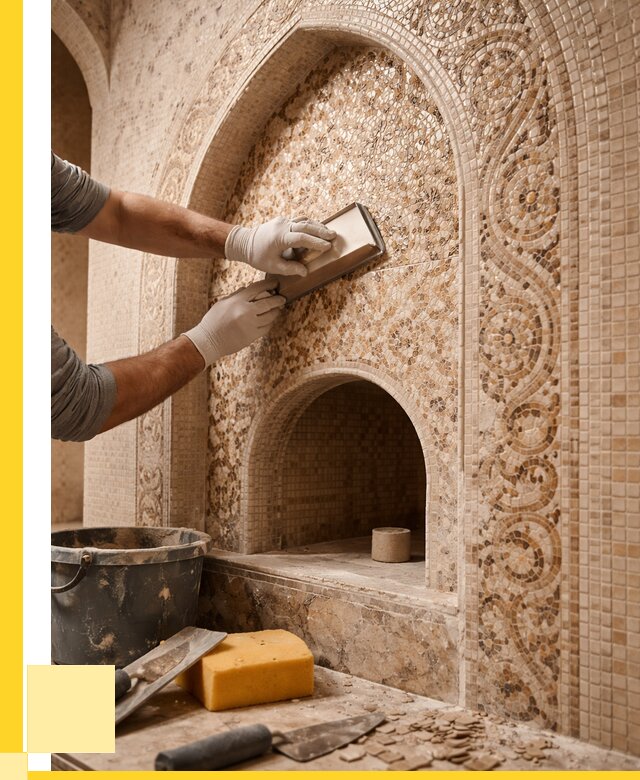 Мозаика для хамама в Нурлате под ключ от 5214 р. | ЭриданНрт