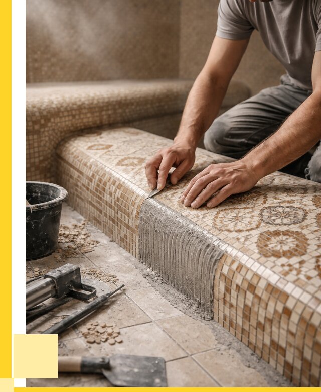 Плитка для хамама под ключ в Нурлате от 3649 р. | ЭриданНрт