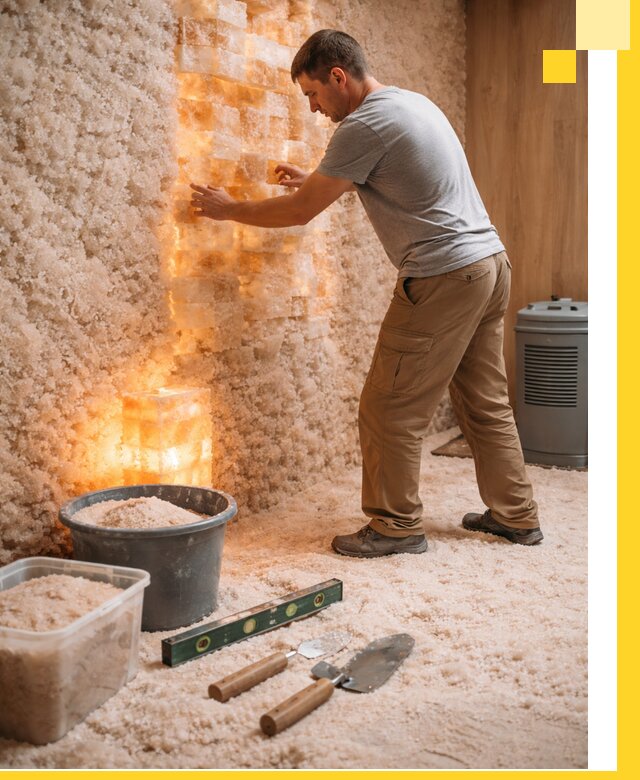 Проектирование и монтаж соляных комнат в Нурлате под ключ